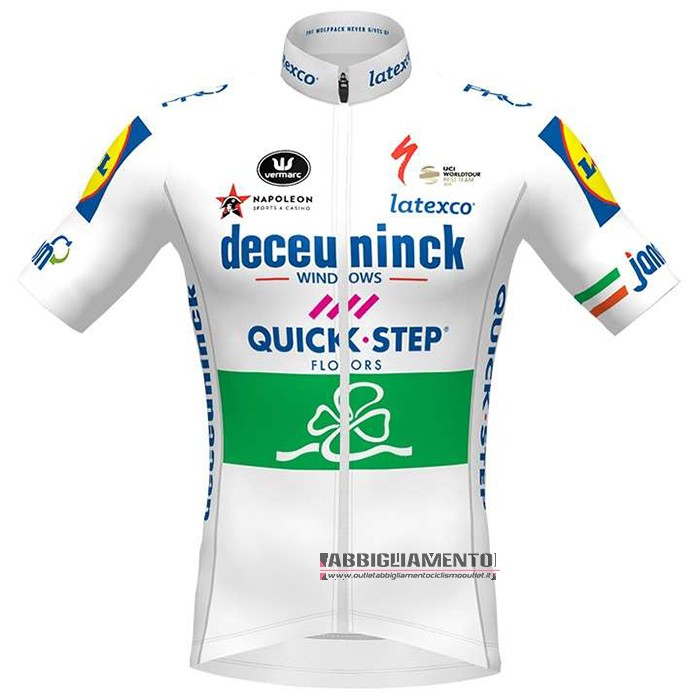 Abbigliamento Deceuninck Campione Irlanda Quick Step 2020 Manica Corta e Pantaloncino Con Bretelle - Clicca l'immagine per chiudere